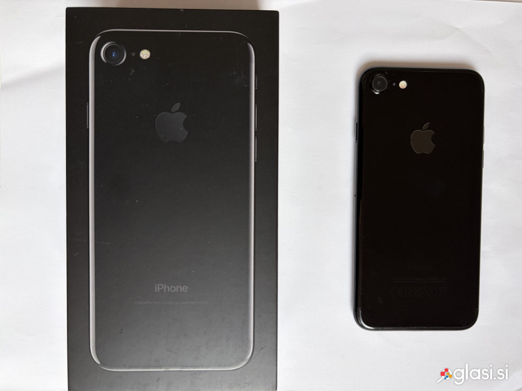 IPhone 7, 128GB, original škatla + dodatki