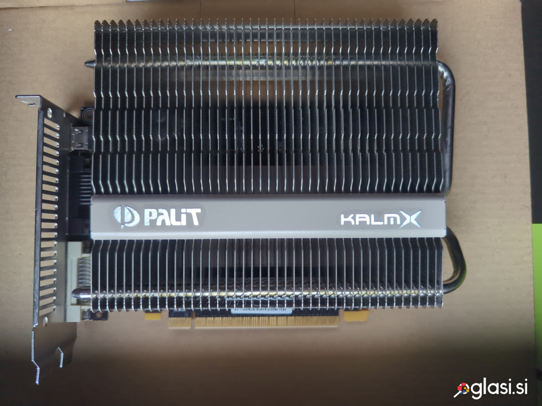 Pasivna (brez ventilatorja) Nvidia GeForce GTX 750 Ti 2 GB