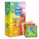 id-439 KONDOMI Skins Multi Flavours 16/1