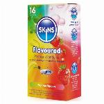 id-439 KONDOMI Skins Multi Flavours 16/1