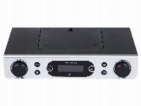 FM LED viseči kuhinjski radio LCD DAB+ RK2 srebrn