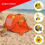 Popup otroški šotor za na plažo medvedek 180x95x82cm