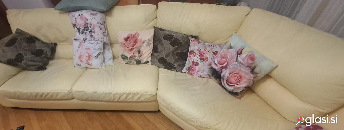 Kotna sedezna + otoman + 2 pocivalnika - Natuzzi
