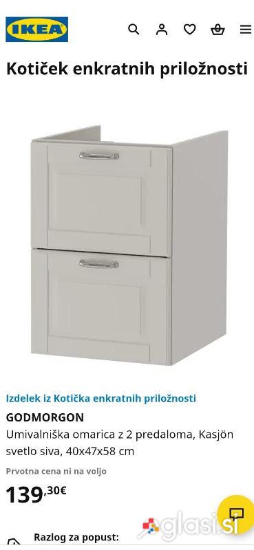 Kopalniška omarica Godmorgon Kajson