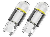 Avtomobilska 12V nadomestna LED COB žarnica T10 W5W 2 kosa 6500K
