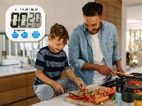 id-2523 Digitalni magnetni kuhinjski časovnik LCD odštevalnik alarm bel