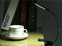 id-1005 LED aku. 1100mAh lučka za branje knjig 3 barve svetlobe USB črna