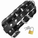 KLETKA ZA PENIS Darkness Leather Chastity Cage 