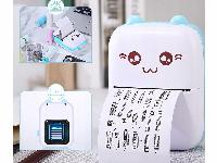 Mini prenosni aku. foto termični tiskalnik bluetooth moder