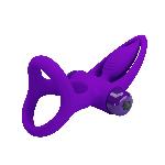 VIBRACIJSKI EREKCIJSKI OBROČEK Pretty Love Cockring Purple