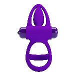 VIBRACIJSKI EREKCIJSKI OBROČEK Pretty Love Cockring Purple
