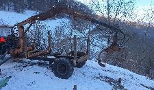 Gozdarska prikolica domače izdelave