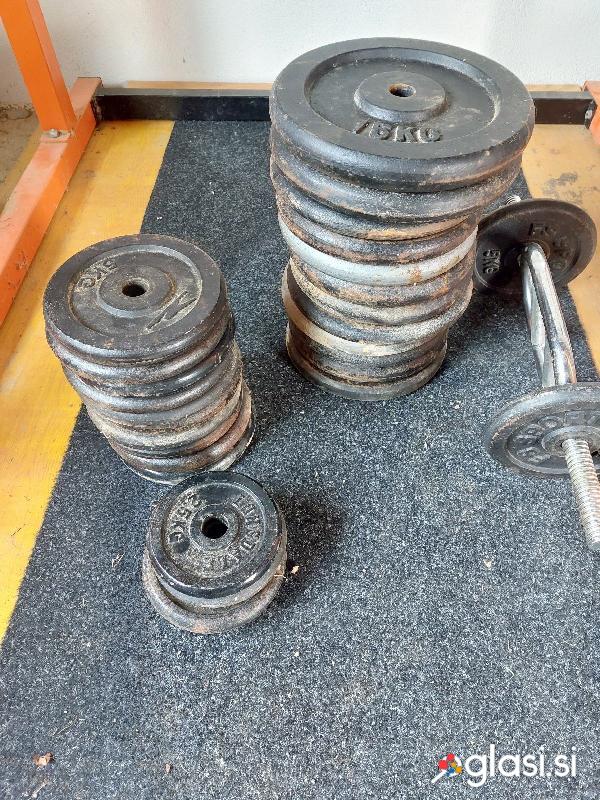 LITOŽELEZNE uteži fi30!