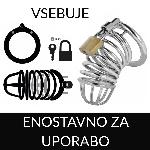KLETKA ZA PENIS Addicted Toys Locked Iron Cell (M)