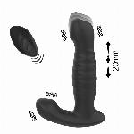 STIMULATOR PROSTATE Zenn P011 Black - analni vibrator, debelina 3,3 cm, potiski,