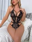 BODY Isla Black - črno čipkasto perilo