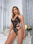 BODY Isla Black - črno čipkasto perilo