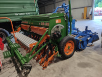 BRANA vrtavkasta Lemken z sejalnico Amazone D9