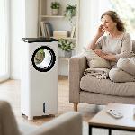 Prenosna 3v1 vodna klimatska naprava daljinec 4L 80W touch 360° kroženje zraka