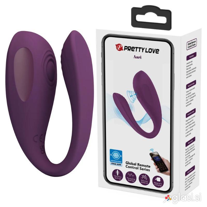 VIBRATOR ZA PARE Pretty Love Aari App - z aplikacijo