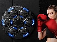LED boksarski ščit MMA trenerska glasba USB Bluetooth 43cm LCD rokavice