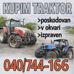 KUPIM TRAKTOR STAREJŠI ALI NOVEJŠI LAHKO V OKVARI ALI POŠKODOVAN
