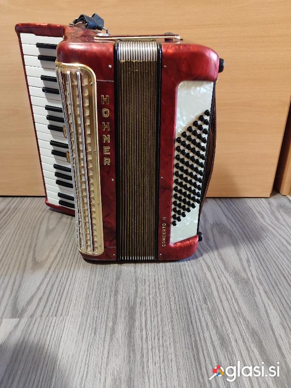 Harmonika klavirska Hohner Concerto 72 bas