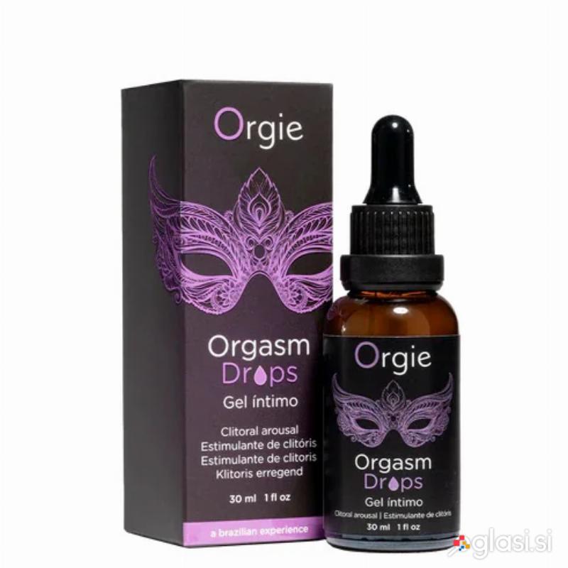 ORGAZMIČNE KAPLJICE Orgie Orgasm Drops - za kllitoris, vibriranje, segrevanje, h