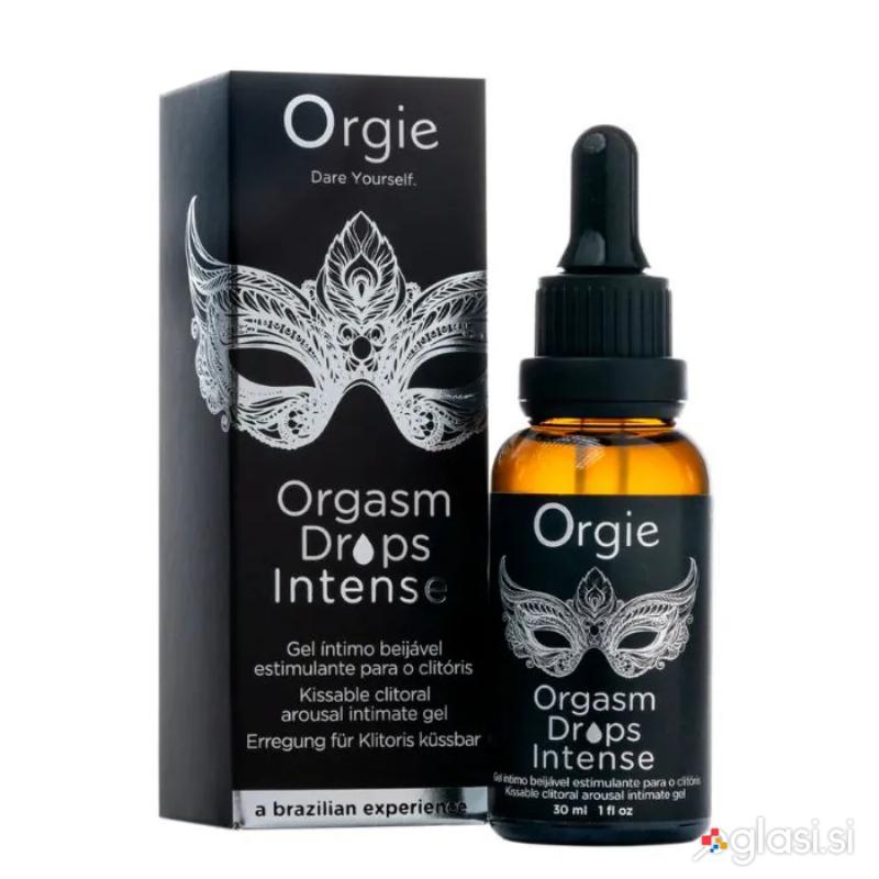 ORGAZMIČNE KAPLJICE Orgie Orgasm Drops Intense - rdeče jabolko, za kllitoris, vi