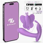 VIBRATOR Intoyou Wingy Butterfly With App Lavender - z aplikacijo