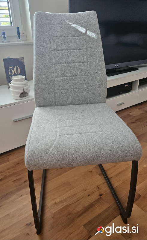10 STOLOV, novi, sivi iz ITALIJE