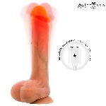 VIBRATOR Mr Intense Bradley Flesh 21 cm - realističen penis, potisni, daljinec, 