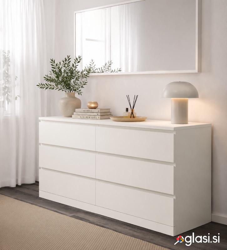 Ikea komoda predalnik 6 predalov