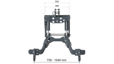 UNIVERZALNI KIT PREDNJA ČELNA HIDRAVLIKA FLEX 2KAT ZA TRAKTOR 1500kg