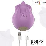 KLITORALNI STIMULATOR Intense Azalea Purple - vibrator z jezičkom, 10 vibracij, 