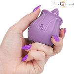 KLITORALNI STIMULATOR Intense Azalea Purple - vibrator z jezičkom, 10 vibracij, 