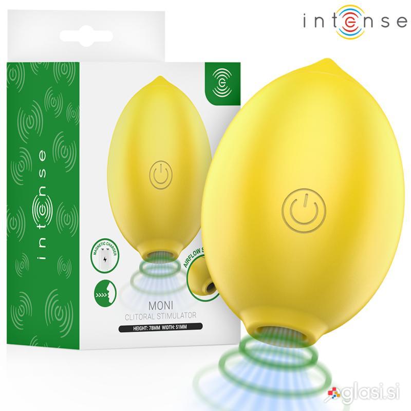 KLITORALNI STIMULATOR Intense Moni - sesalni vibrator, vakuum, silikon, 10 način
