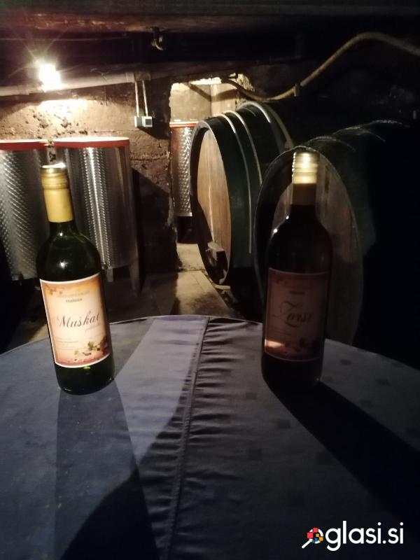 DOMAČE BELO IN RDEČE VINO IZ HALOZ