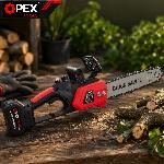 id-1848 Set 21V akumulatorska brezkrtačna verižna žaga 30cm 2x3Ah kovček