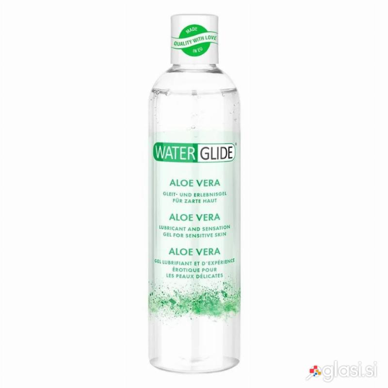 LUBRIKANT Waterglide Masage & Lubricant Aloe Vera (300 ml) - na vodni osnovi, ma