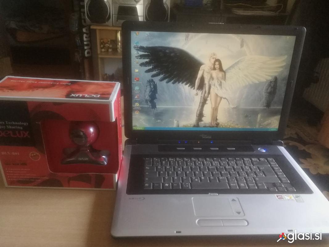 Prenosnik fujitcu simens amilo notebook A336676 I nova kamera