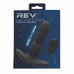 STIMULATOR PROSTATE Rev-Pro Thrusting & Vibrating - analni vibrator, debelina 3 