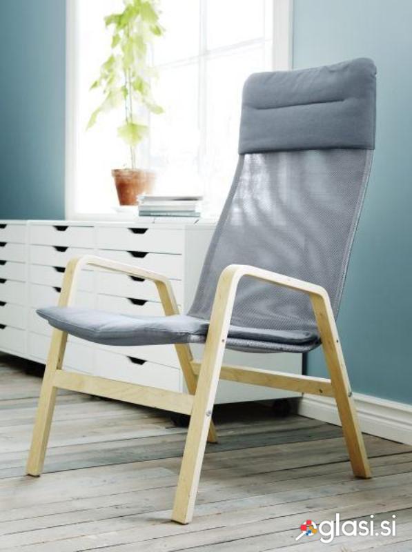 Stol Nolbyn IKEA siv