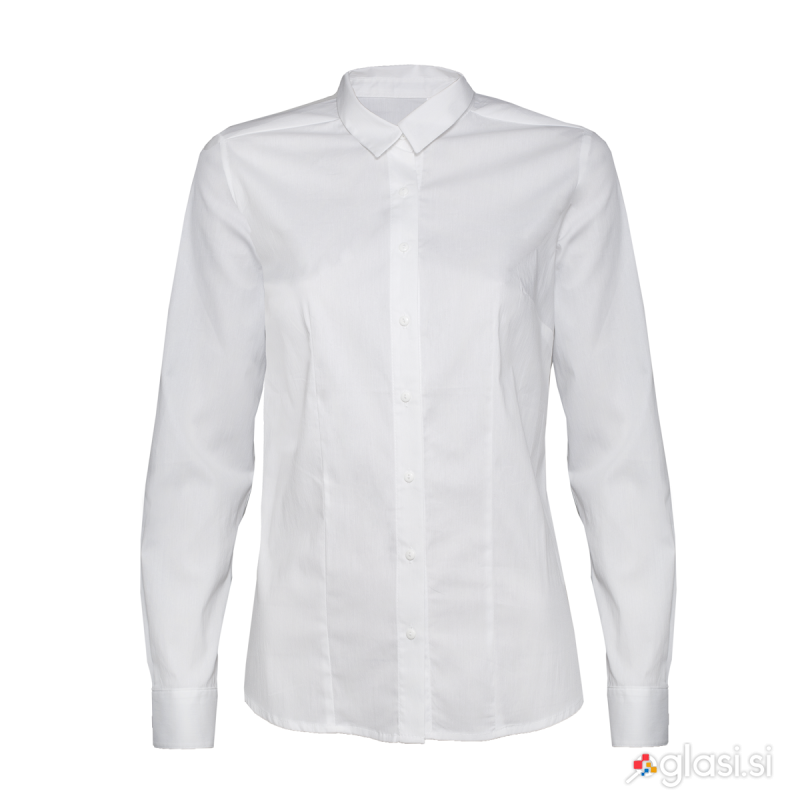 Bela dolga srajca slimfit Xl