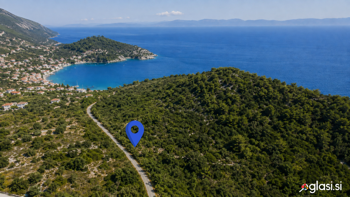 TRPANJ, PELJEŠAC  zazidljivo zemljišče 2.300 m2 s pogledom na morje