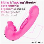 VIBRATOR Intoyou Bimby Biting & Tapping App Pink - z aplikacijo