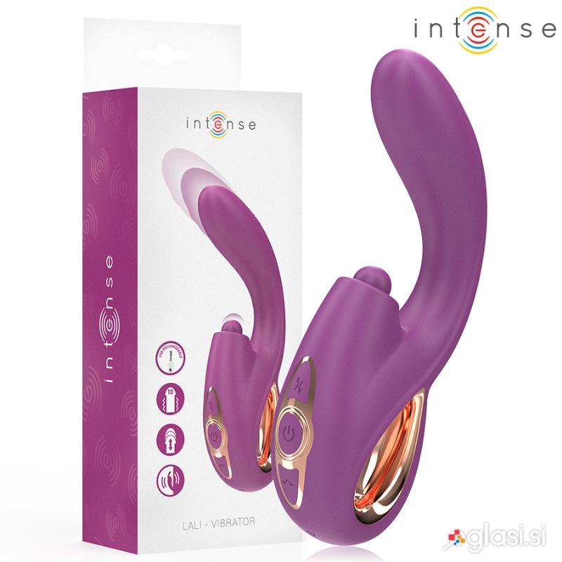 VIBRATOR RABBIT Intense Lali Purple - G-točka, klitoris, potiski, tapkanje, vodo