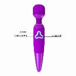 MASAŽER Pretty Love Flirtatious Wand Purple - masažni vibrator, wand, 7 vibracij