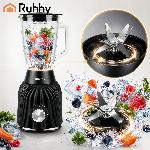 id-2694 1200W steklen električni blender in mešalnik in bidon črn
