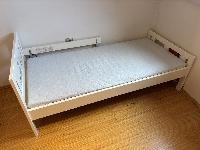IKEA KRITTER otroška postelja dimenzije 160 x 70 cm v beli barvi - 2x